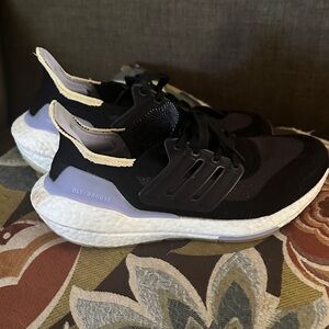 Adidas Ultraboost Black and Lavender Sneakers